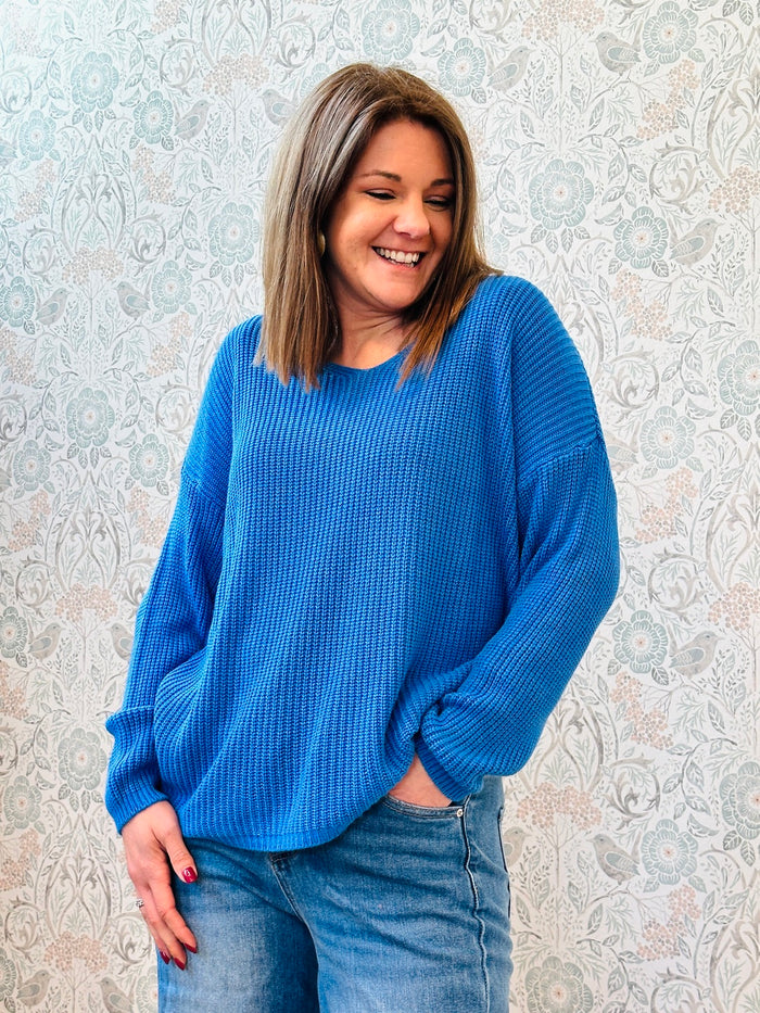 Maglione scollo a V Ortensia - Abbigliamento Donna Made in Italy Must Have 