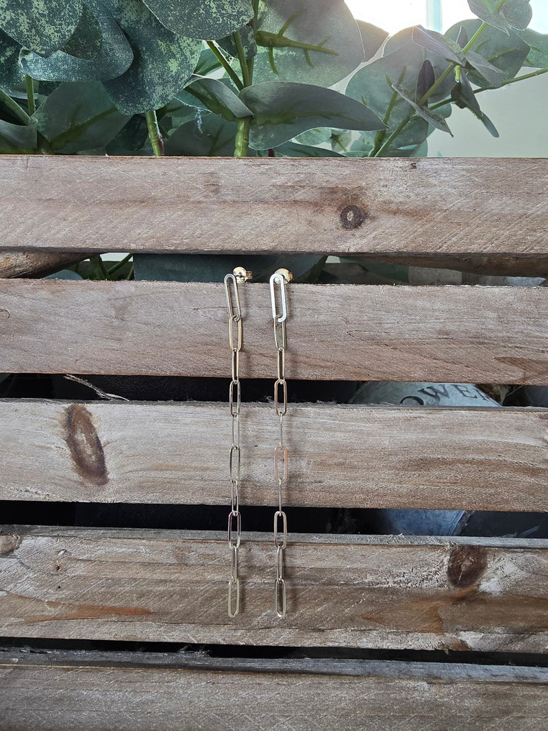 Orecchini Chain - Gioielli Argento 925 Made in Italy 