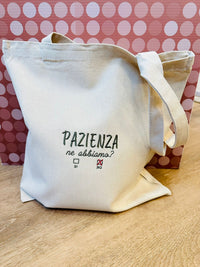 Borsa Tela "Pazienza SI - NO"