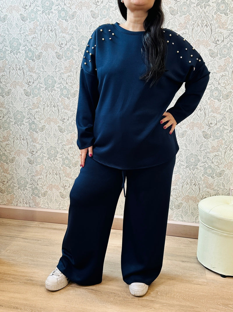 Pantalone Perla Curvy - Abbigliamento Moda Donna Made in Italy Must Have
