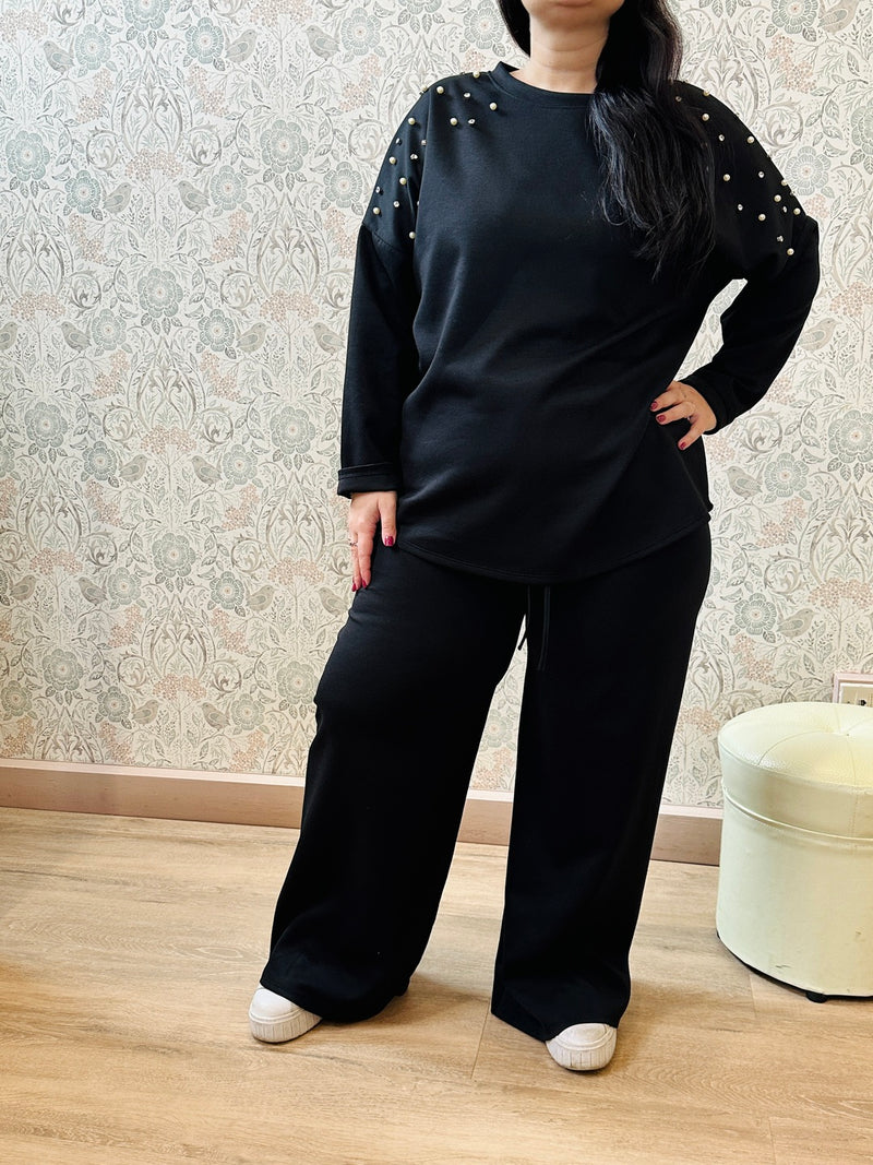 Pantalone Perla Curvy - Abbigliamento Moda Donna Made in Italy Must Have