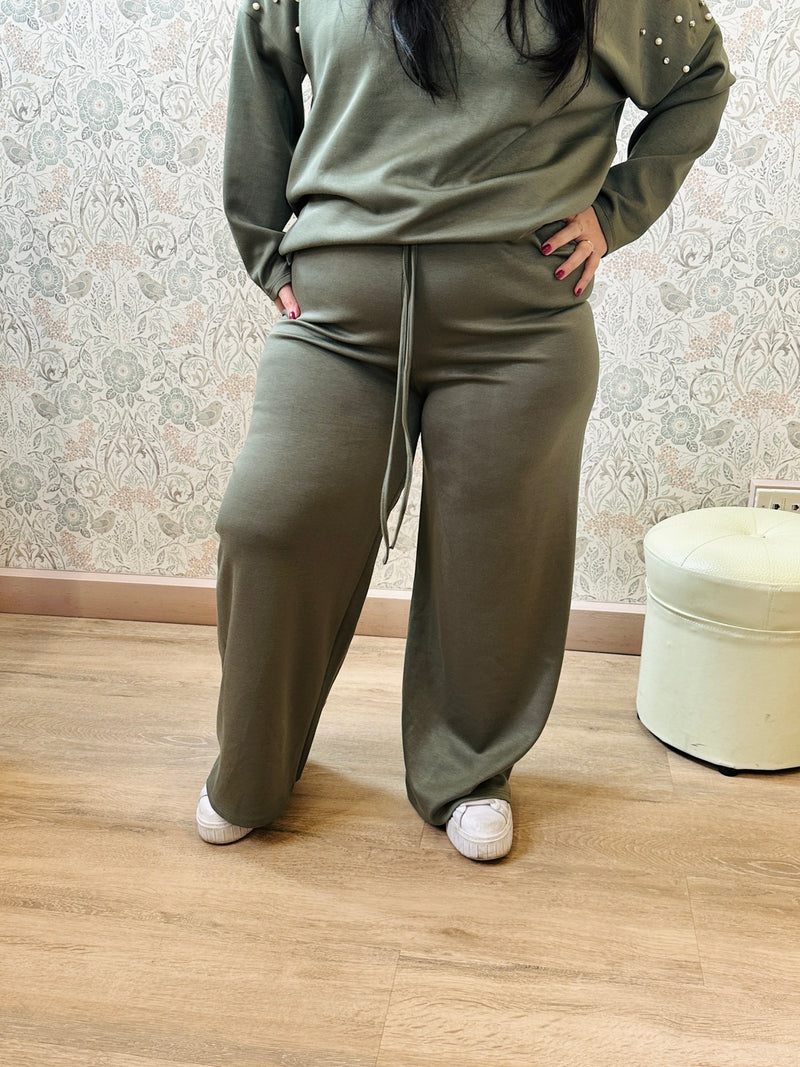 Pantalone Perla Curvy - Abbigliamento Moda Donna Made in Italy Must Have