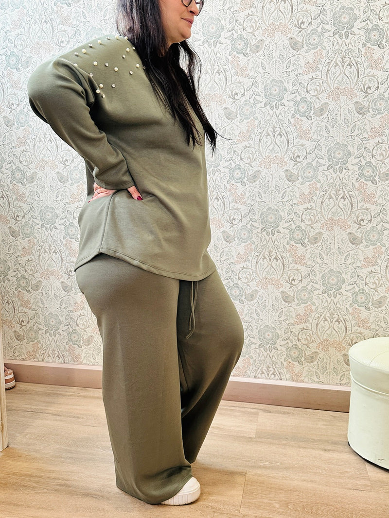 Pantalone Perla Curvy - Abbigliamento Moda Donna Made in Italy