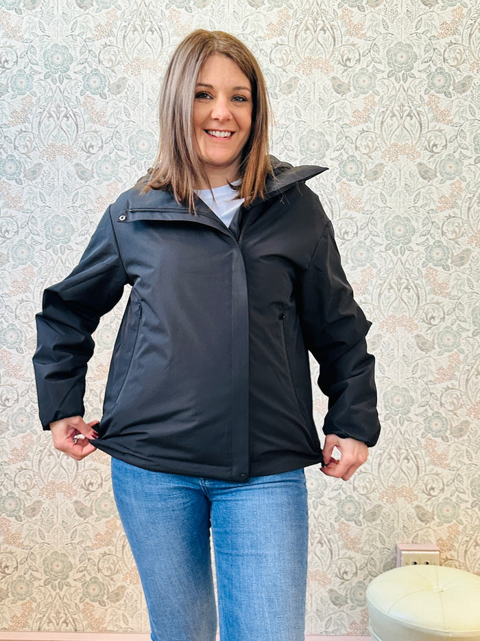 Spolverino Rainbow Nero - Abbigliamento Donna Made in Italy Must Have