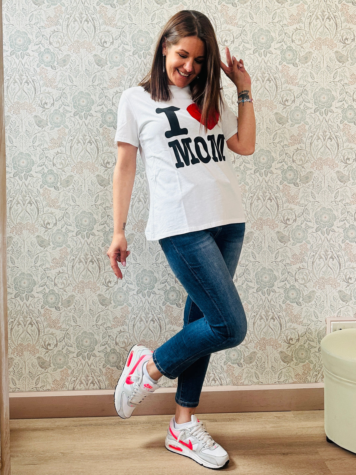 T-shirt Donna I Love Mom - Abbigliamento Must Have