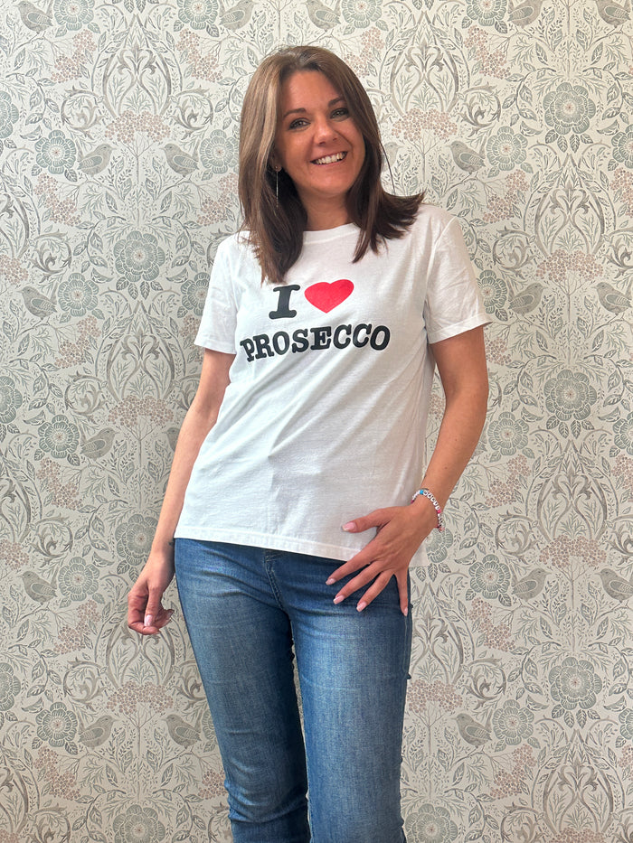 T-shirt Donna I Love Prosecco - Abbigliamento Must Have