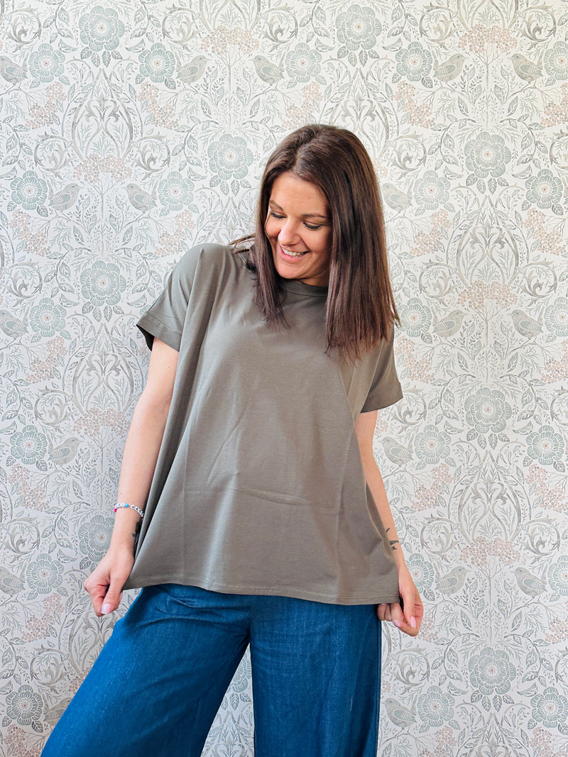 T-shirt Manica Corta Belly - Abbigliamento Donna Made in Italy Must Have