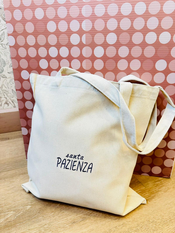 Borsa Tela "Santa Pazienza"