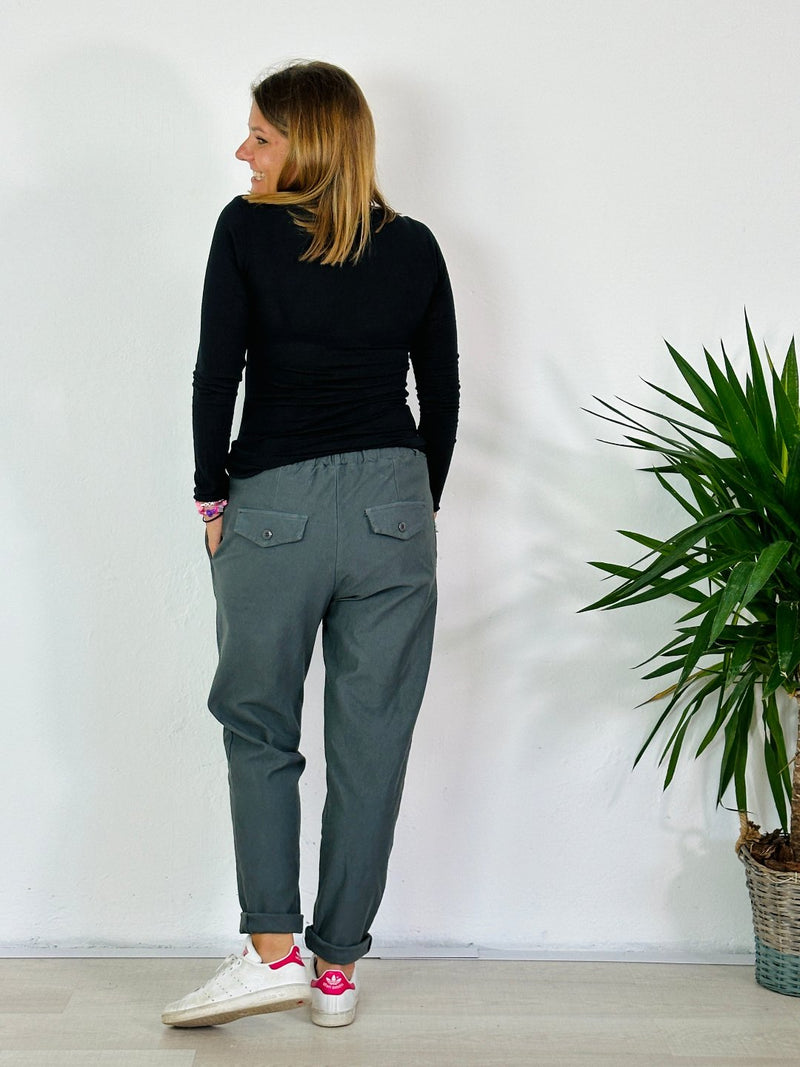 la valigia a pois Pantalone Baggy Autumn